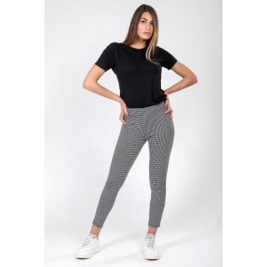 Leggings donna pied de poule